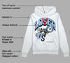 Powder Blue 9s DopeSkill Hoodie Sweatshirt Loser Lover Graphic