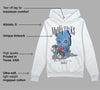 Powder Blue 9s DopeSkill Hoodie Sweatshirt Money  Talks Graphic