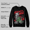 Black and White Collection DopeSkill Sweatshirt Keepin' It Real Graphic