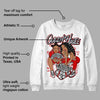 Red Cement 4S DopeSkill Sweatshirt Queen Of Hustle Graphic