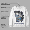 Midnight Navy 3s DopeSkill Sweatshirt Paid In Full Graphic