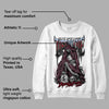 Burgundy 5s DopeSkill Sweatshirt Life or Die Graphic