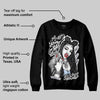 Black Metallic Reimagined 5s DopeSkill Sweatshirt New H.M.O Graphic