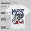 Midnight Navy 1s DopeSkill T-Shirt Mystery Ghostly Grasp Graphic