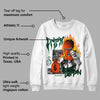 Dunk Team Dark Green Orange DopeSkill Sweatshirt Drip'n Never Tripp'n Graphic