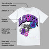 Dunk Purple Championship Court White DopeSkill T-Shirt Loser Lover Graphic