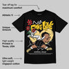 Quai 54 x Tour Yellow Black 1s DopeSkill T-Shirt No Fake Love Graphic