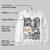 Reverse Metallic 5s DopeSkill Sweatshirt Real Ones Move In Silence Graphic