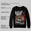 Black and White Collection DopeSkill Sweatshirt Ease My Mind Graphic