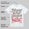 Samba OG White Better Scarlet DopeSkill T-Shirt Money Is Our Motive Typo Graphic