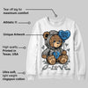 Cool Grey 9s DopeSkill Sweatshirt Broken Bear Graphic