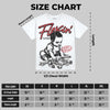 Flu Game 12s DopeSkill Oversize Print T-Shirt Flexin' Graphic