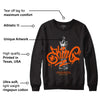 Brilliant Orange 12s DopeSkill Sweatshirt King Chess Graphic