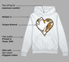 Wheat 13s DopeSkill Hoodie Sweatshirt Heart Jordan 13 Graphic