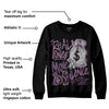 Mauve Off-Noir 2s DopeSkill Sweatshirt Real Ones Move In Silence Graphic