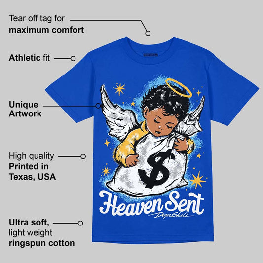 Blueberry 12s DopeSkill Royal T-shirt Heaven Sent Graphic