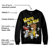 Yellow Ochre 6s DopeSkill Sweatshirt Money Is Our Motive Bear Graphic