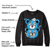 University Blue 2s DopeSkill Sweatshirt New Double Bear Graphic