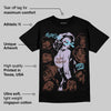 Harris Tweed x Denim Turquoise Dunk DopeSkill T-Shirt Built Different Graphic