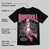 White Fluo Pink DopeSkill T-Shirt Thunder Dunk Graphic