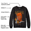 Brilliant Orange 12s DopeSkill Sweatshirt Money Talks Graphic