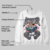 Flint Grey 9s DopeSkill Sweatshirt At The Top Graphic