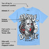 Knu Stack Vintage Satin Dream Blue DopeSkill Blue T-shirt Money Don't Lie Graphic