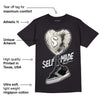 Black Cement 1s Low OG DopeSkill T-Shirt Self Made Graphic