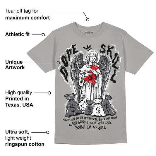 Wet Cement 4s DopeSkill Grey T-shirt Angels Graphic