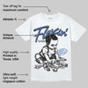 Awake NY x Racer Blue 5s DopeSkill T-Shirt Flexin' Graphic