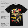 Quai 54 x Tour Yellow Black 1s DopeSkill T-Shirt New Love Heals Graphic