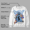 University Blue 5s DopeSkill Sweatshirt Money Bag Coming Up Graphic