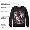 Black Cement 2s DopeSkill Sweatshirt Chillin Graphic