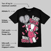 White Fluo Pink DopeSkill T-Shirt Love Sick Graphic