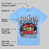 Knu Stack Vintage Satin Dream Blue DopeSkill Blue T-shirt Hot Mouth Graphic