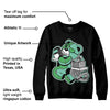 Green Glow 1s DopeSkill Sweatshirt Bear Steals Sneaker Graphic