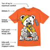 Georgia Peach 3s DopeSkill Orange T-shirt Hurt Bear Graphic