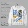 Dunk Blue Jay and University Gold DopeSkill Sweatshirt Real Ones Move In Silence Graphic