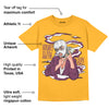 AJ 1 Retro High OG Brotherhood DopeSkill University Gold T-shirt Money Is The Motive Graphic