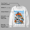 Dunk Low Futura University Blue DopeSkill Sweatshirt Trippin Graphic