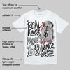 Black Cat 3s DopeSkill T-Shirt Real Ones Move In Silence Graphic