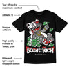 "Black/White" 1s DopeSkill T-Shirt Born To Be Rich Graphic