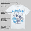 Diffused Blue 11s DopeSkill T-Shirt Feeling Lucky Graphic