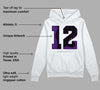 Field Purple 12s DopeSkill Hoodie Sweatshirt No.12 Graphic