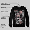 Rust Pink 1s 2025 DopeSkill Sweatshirt Side Hustle Graphic