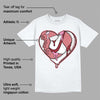 Valentine's Day Collection DopeSkill T-Shirt Heart Jordan Graphic