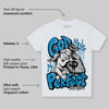 Military Blue 4s DopeSkill Toddler Kids T-shirt God Made Me Perfect Graphic