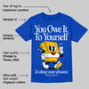 Royal Blue Collection DopeSkill Royal Blue T-shirt Owe It To Yourself Graphic