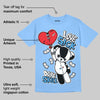 Knu Stack Vintage Satin Dream Blue DopeSkill Blue T-shirt Love Sick Graphic