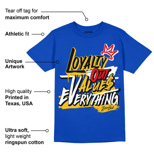 Royal Blue Collection DopeSkill Royal Blue T-shirt LOVE Graphic